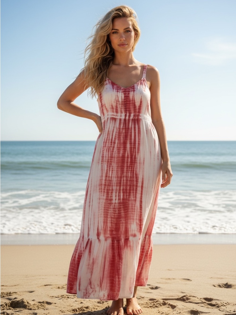 NWOT J Jill Strappy Cotton Maxi Dress Size 10
